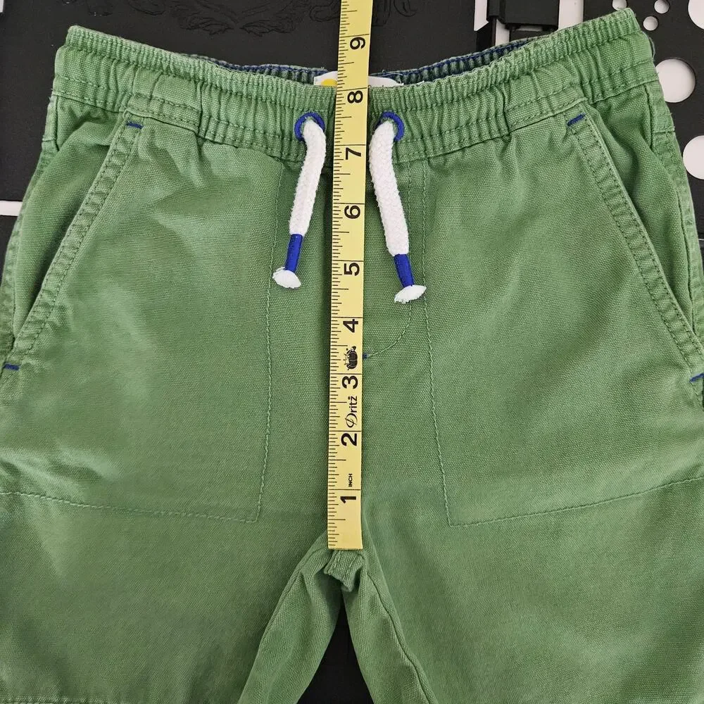 Mini Boden Skull Gray Tee T-Shirt Top Green‎ Shorts Bundle | Kid's 4-5
